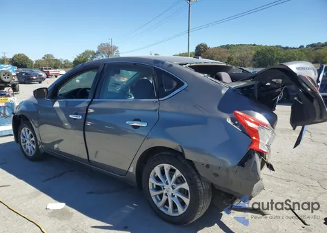 2018 Nissan Sentra S z USA, uszkodzony, nr VIN 3N1AB7AP9JL619559
